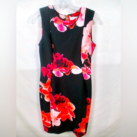 Calvin Klein Scuba Sheath Dress - Picture 1 of 6